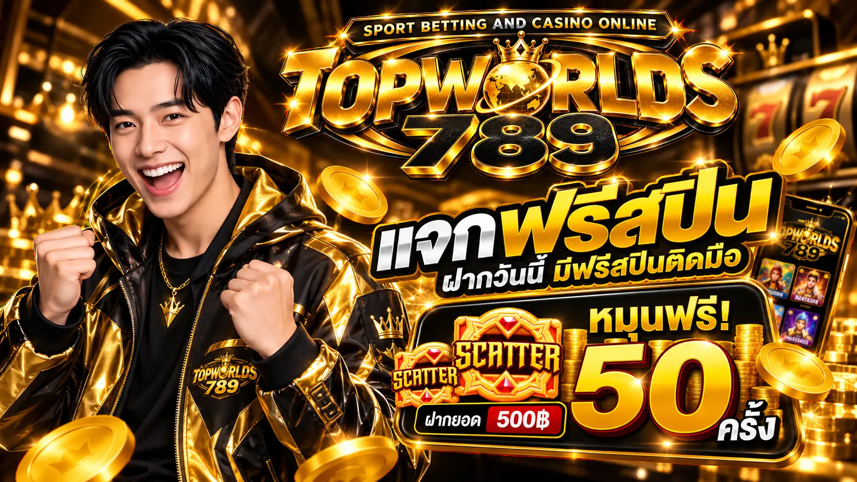 TOPOWRLDS โปรฝาก500
